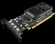 Lenovo ThinkStation Nvidia Quadro P1000 4GB GDDR5 Mini DPx4 Graphics Card with LP Bracket , 